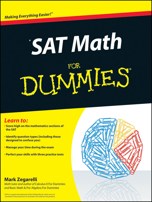 Title details for SAT Math For Dummies by Mark Zegarelli - Available